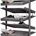 Revolving Shoe Rack Mocha