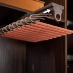 SINGLE TROUSER RACK GREY