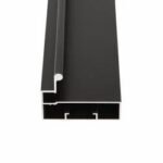 Bindi Glass Handle Profile 45mm Light- Black Matt