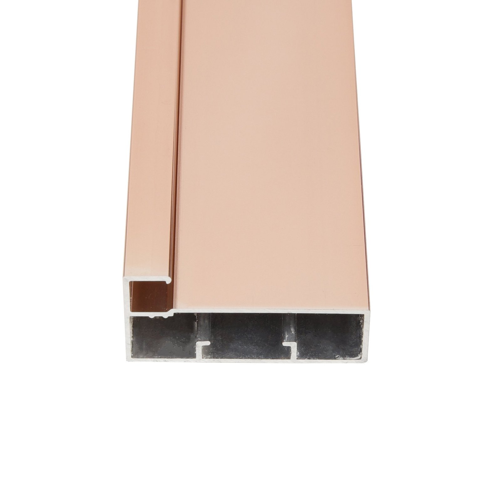 209 Glass Frame Profile 45mm Light- Rose Gold - Image 1