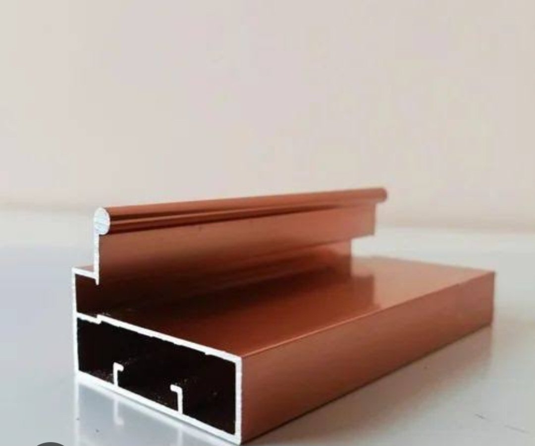 211 Bindi Glass Handle Profile 45mm Light- Rose Gold - Image 1