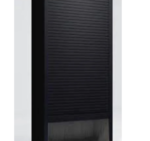 GLASS ROLLING SHUTTER-BLACK