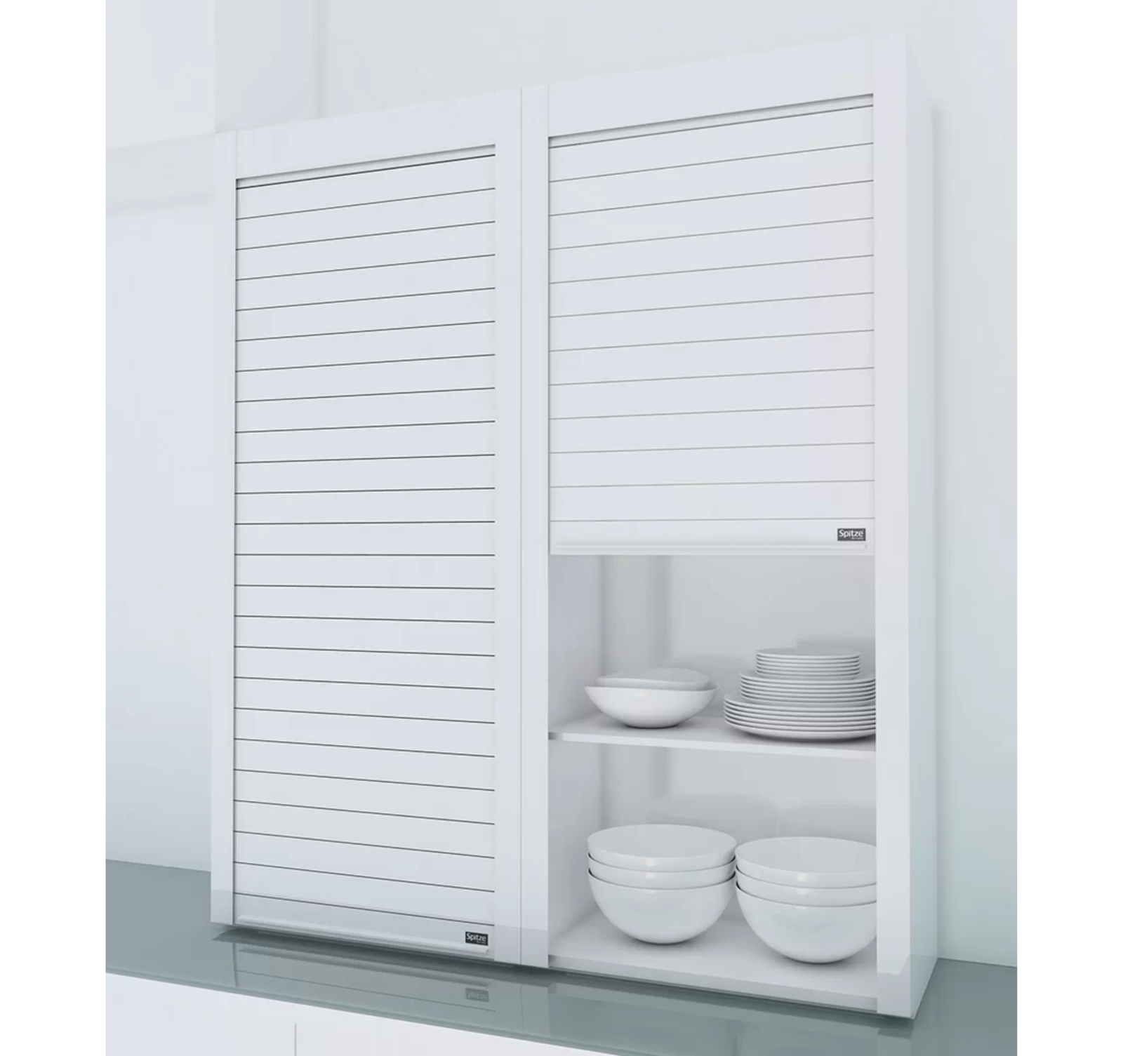 catalog products images (42) GLASS ROLLING SHUTTER-FROSTED - Image 1