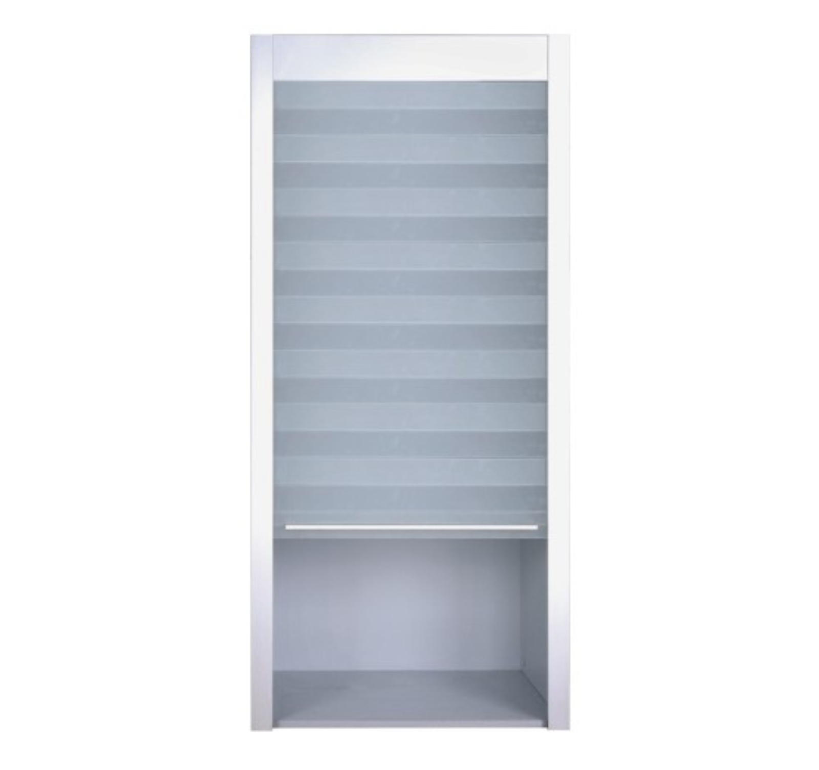 catalog products images (44) GLASS ROLLING SHUTTER-WHITE - Image 1